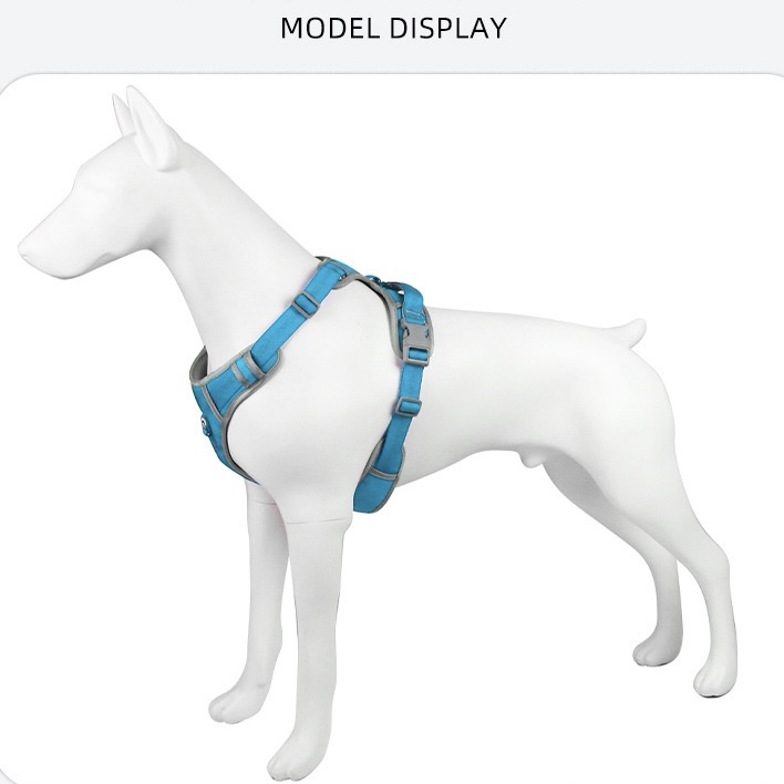 No Pull Dog Harness – Reflective, Adjustable & Padded Training Handle