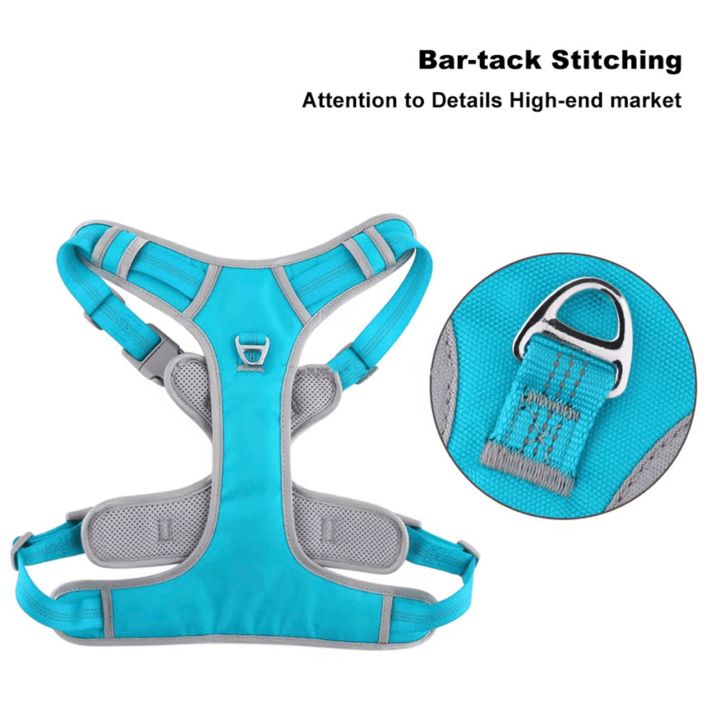 No Pull Dog Harness – Reflective, Adjustable & Padded Training Handle