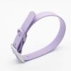 Purple Waterproof PVC Dog Collar Purple waterproof PVC dog collar with silver buckle