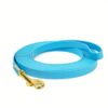blue honeycomb texture waterproof PVC long dog leash outdoor training