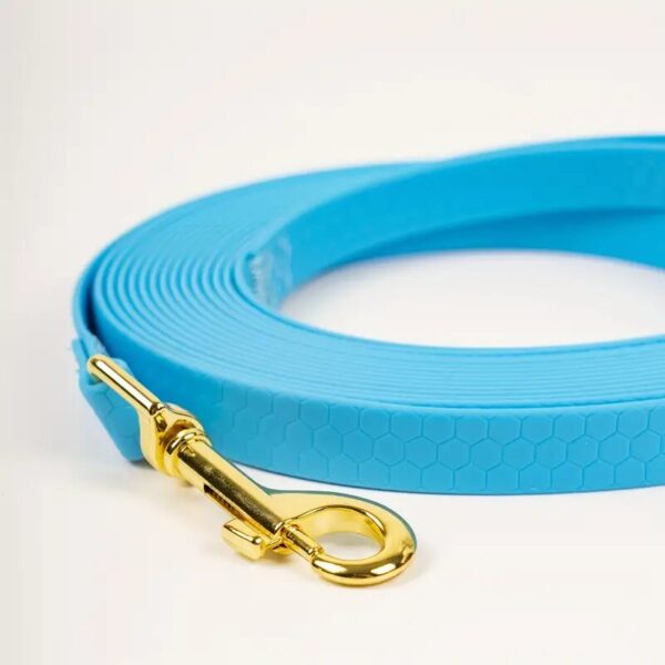 honeycomb texture waterproof PVC leash material close up detail