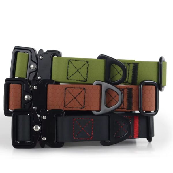 Custom Honeycomb Tactical Waterproof PVC Dog Collar Color Collection