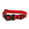 Red Honeycomb Tactical Waterproof PVC Dog Collar
