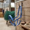 Waterproof PVC equine halter for outdoor use